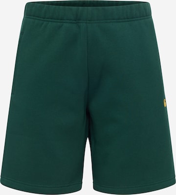 Carhartt WIP - Regular Calças 'Chase' em verde: frente