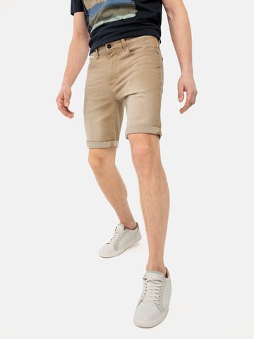 CAMEL ACTIVE Slimfit Colour Denim Shorts Slim Fit in Beige