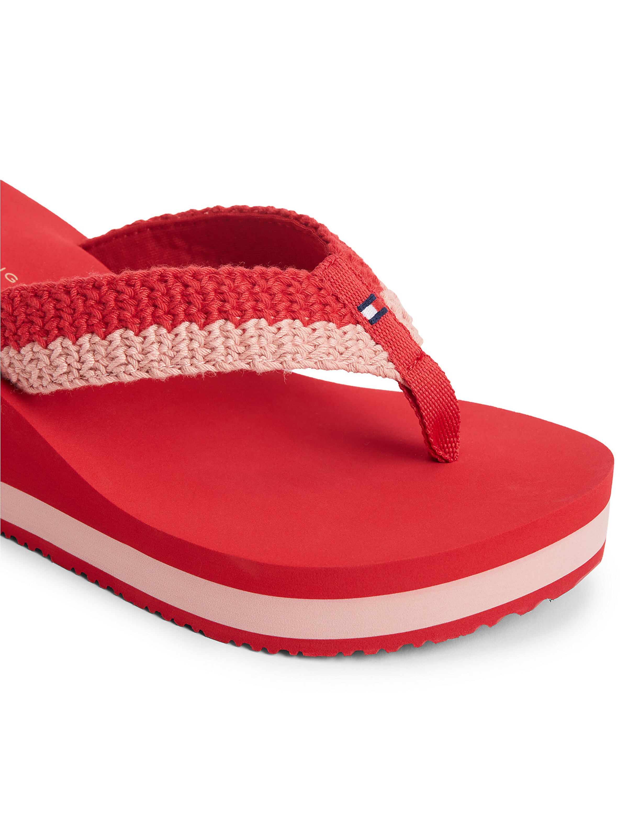 Tongs TOMMY HILFIGER en rouge