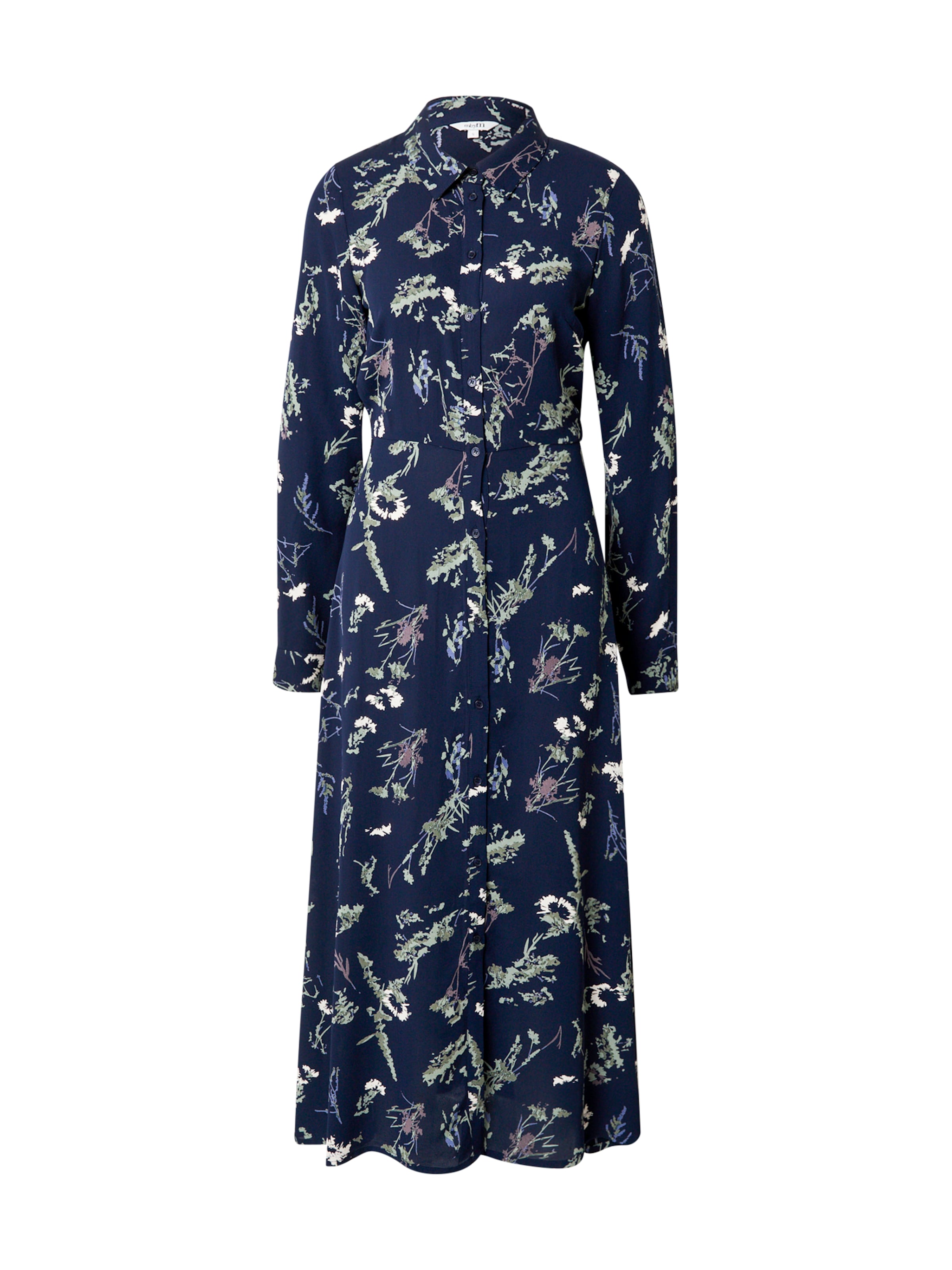 Robe-chemise 'Kataleya' mbym en bleu : devant