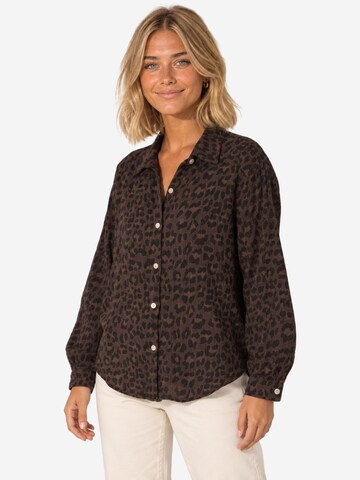 Seasons of April Blouse 'LEO QUEEN' in Bruin