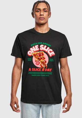 Mister Tee Bluser & t-shirts 'Pizza Amore' i sort: forside
