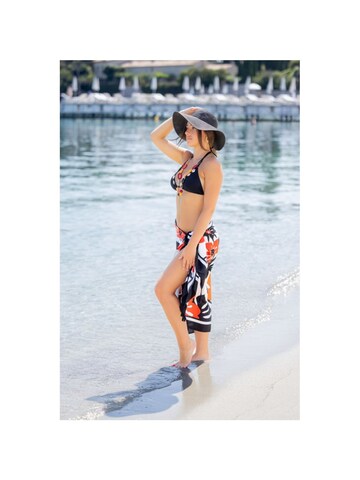 alberto cabale Skirt 'Paréo de plage RITA' in Black: front