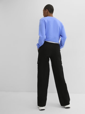 bonprix Regular Cargohose in Schwarz