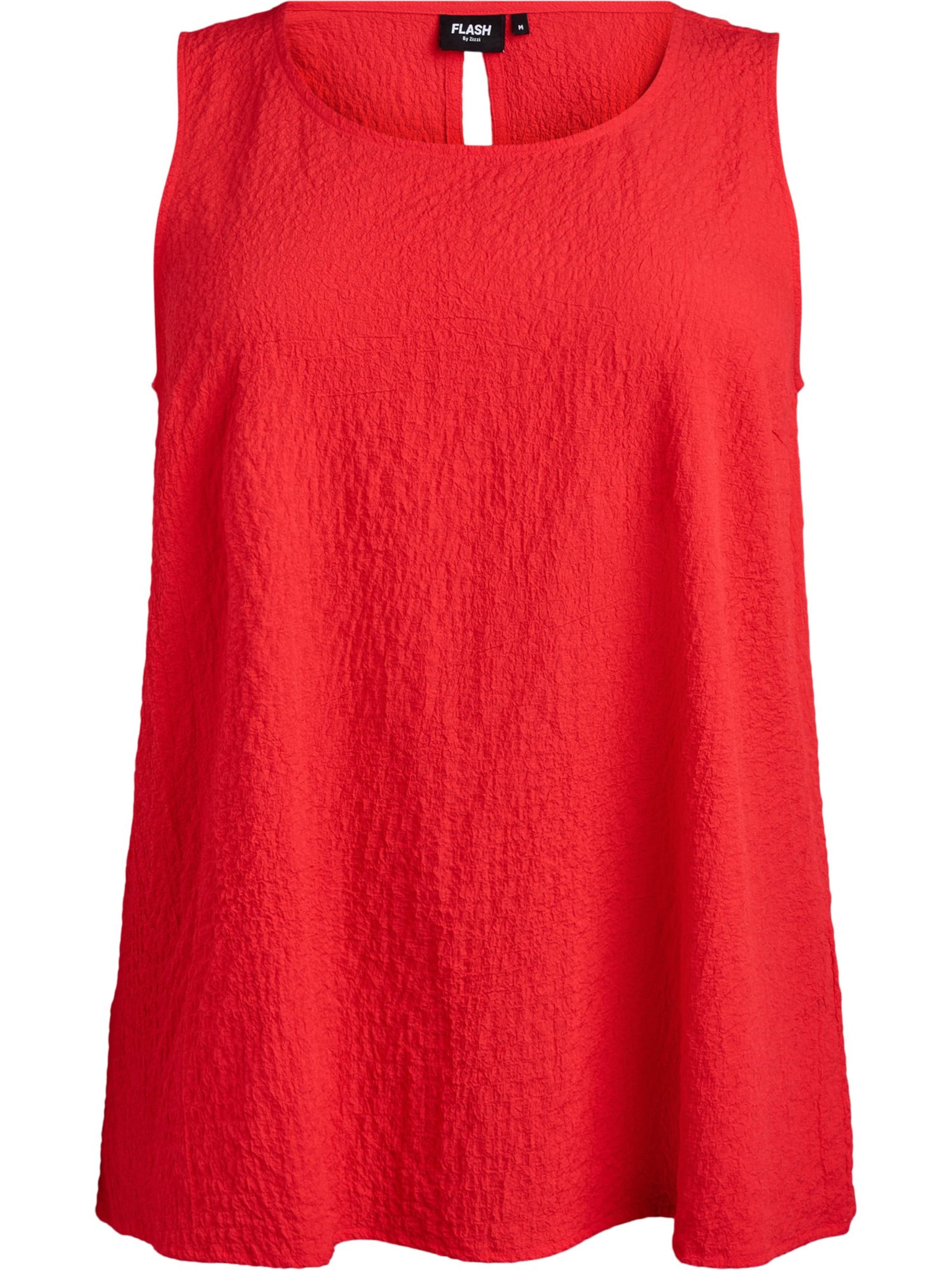 Flash by Zizzi Blouse 'Fltracy' in Red: front