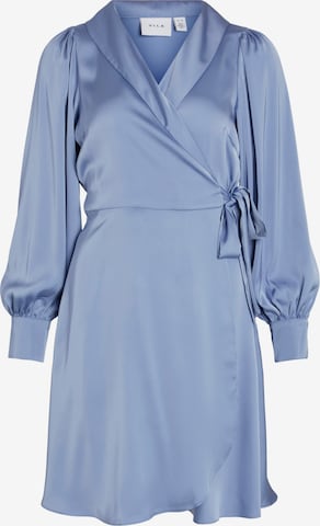 Robe de cocktail VILA en bleu : devant