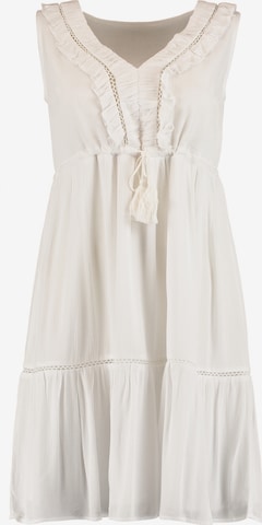 Hailys فستان صيفي 'Ki44ara' بلون أبيض: الأمام
