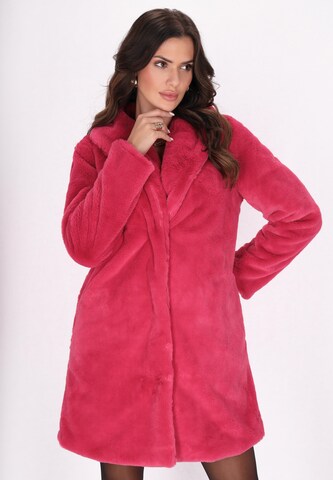 faina Wintermantel in Pink: Vorderseite