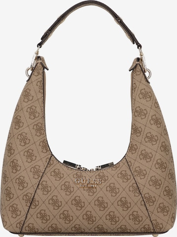 Sac bandoulière 'Calista' GUESS en marron : devant