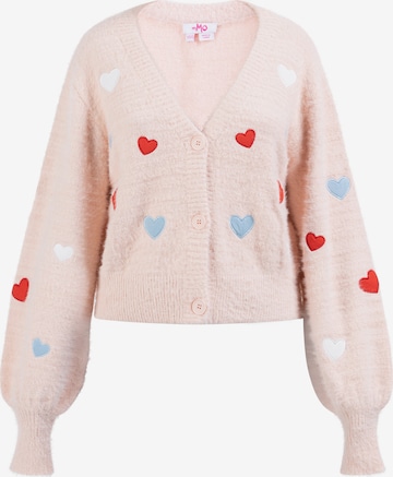 MYMO Knit Cardigan in Pink: front