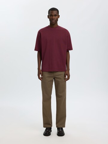 SELECTED T-Shirt in Rot