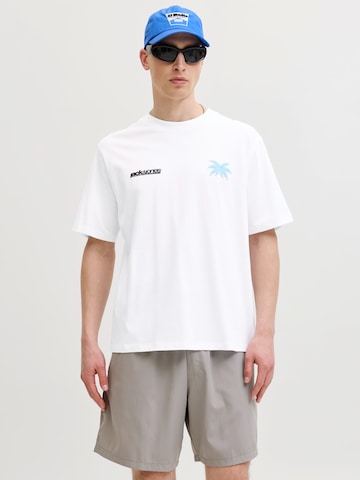 T-Shirt 'JCOClub' JACK & JONES en blanc