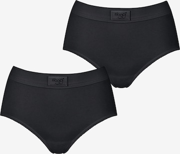 SLOGGI Maxislip ' Double Comfort ' in Schwarz: Vorderseite