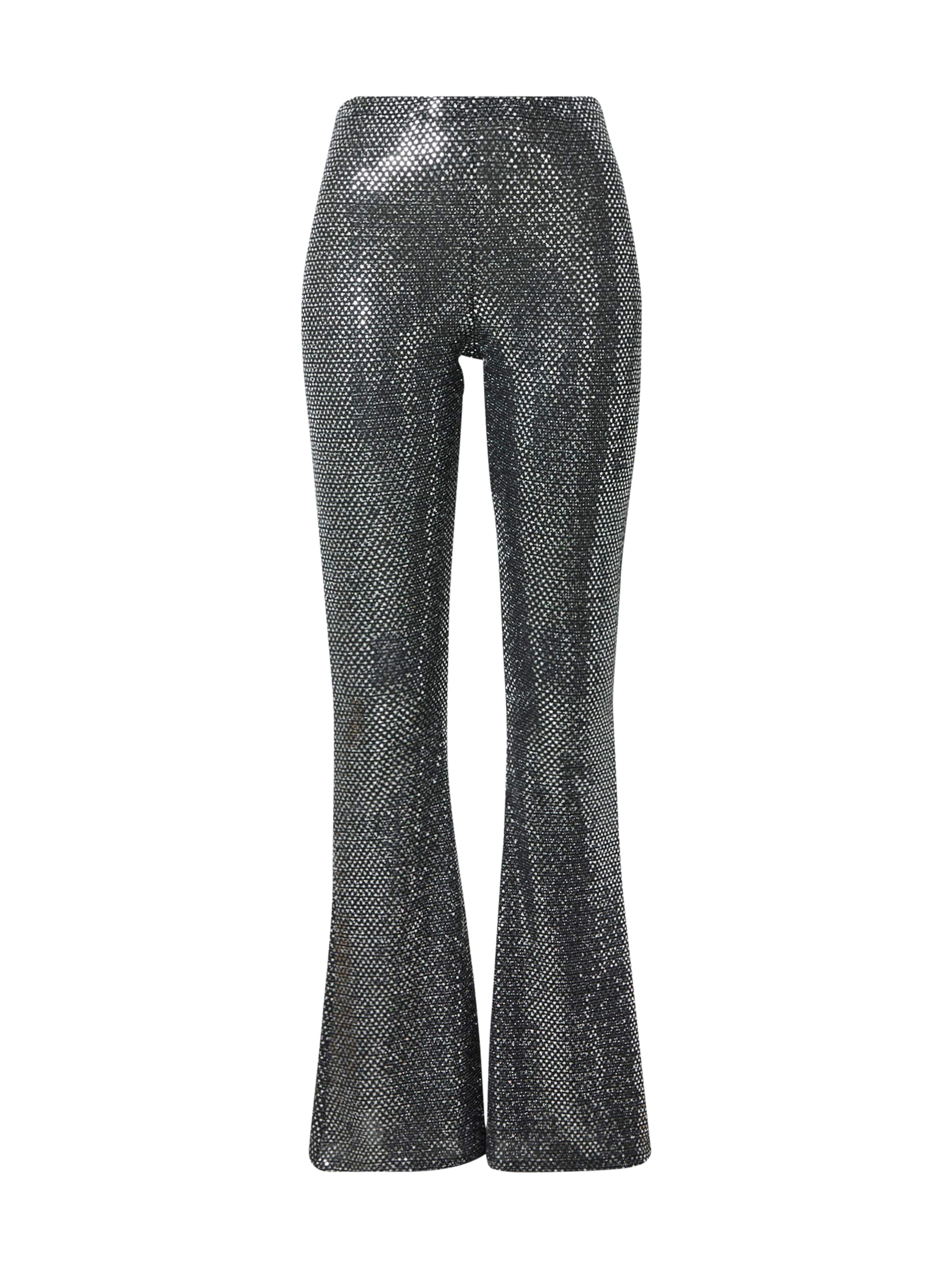 Nasty Gal Flared Hose in Schwarz: Vorderseite