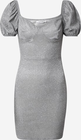 GLAMOROUS - Vestido en plata: frente