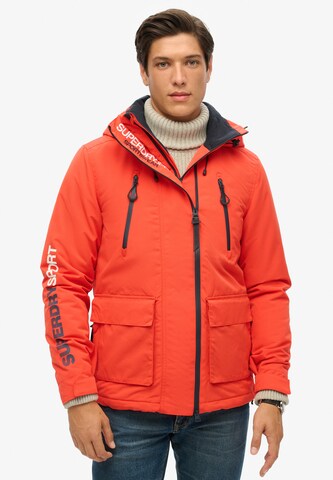 Veste mi-saison Superdry en orange : devant