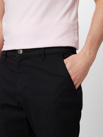 HOLLISTER Regularen Chino hlače 'METEORITE' | črna barva