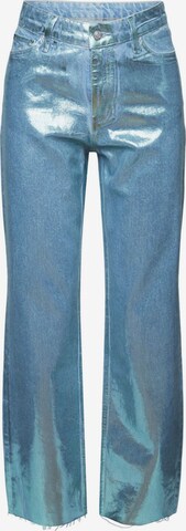 ESPRIT Wide leg Jeans in Blauw: voorkant