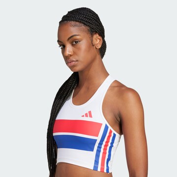 Haut de sport 'Adizero Retro' ADIDAS PERFORMANCE en blanc