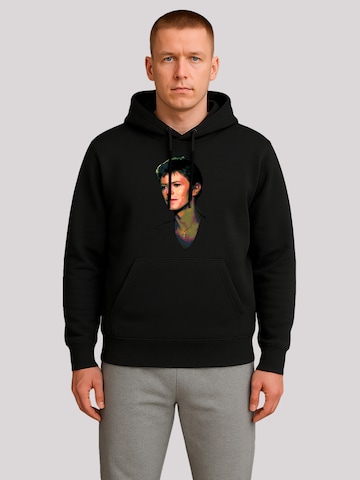 Sweat-shirt 'TV Times Pop Star David Bowie 1977' F4NT4STIC en noir : devant