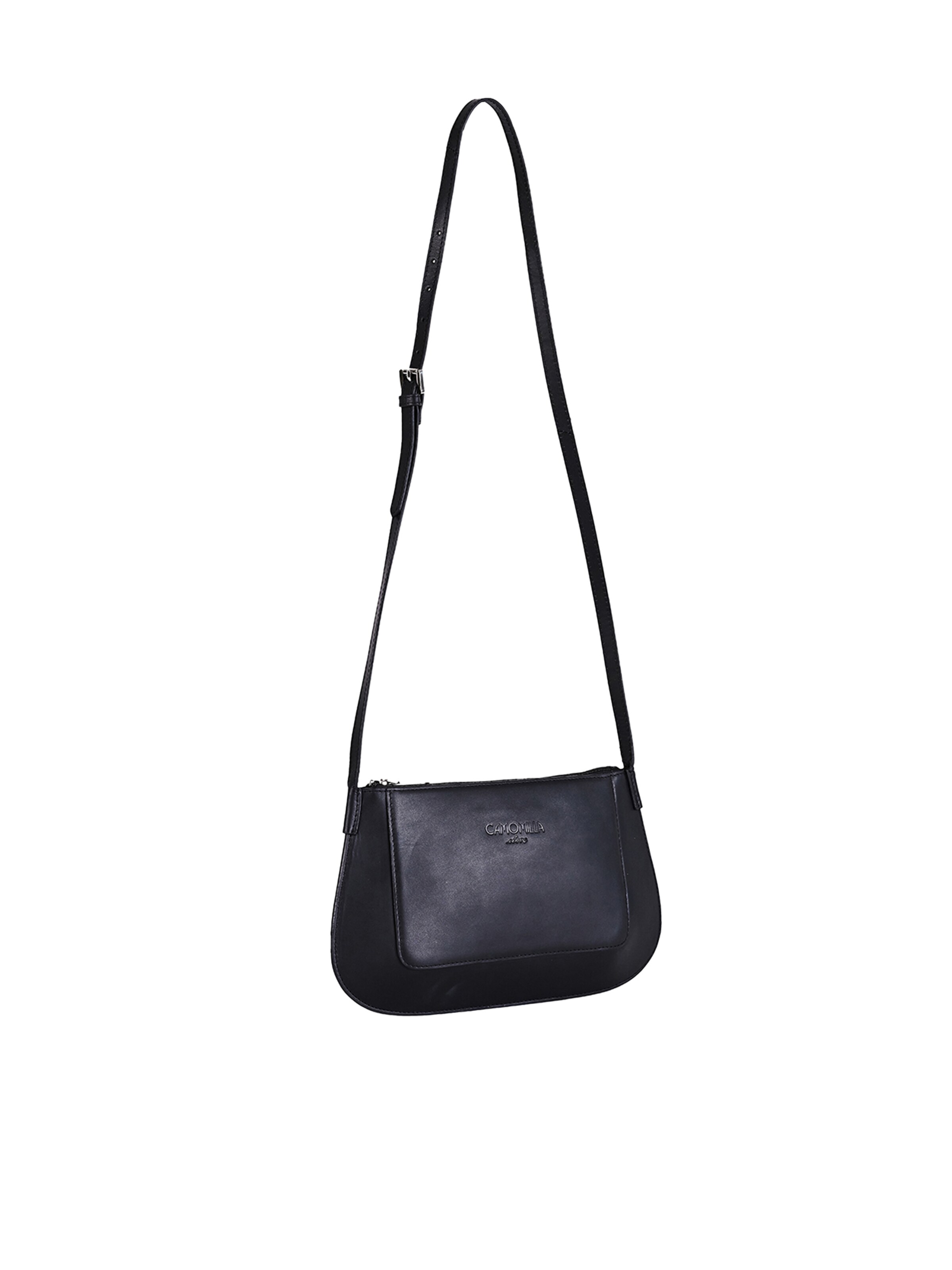 Borsa a spalla di Camomilla Italia in nero: frontale