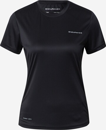 T-shirt fonctionnel 'Milly' ENDURANCE en noir : devant