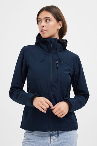 Giacca per outdoor 'Rosa' di North Bend in blu: frontale