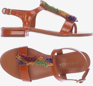 APEPAZZA Sandals & High-Heeled Sandals in 36 in Orange: front