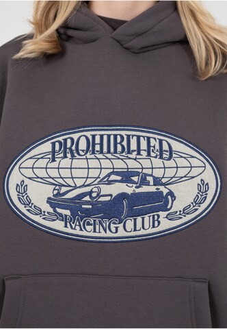 Felpa 'Racecore' di Prohibited in blu