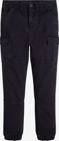 GUESS Tapered Pants in Blue: front