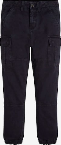 GUESS Tapered Pants in Blue: front