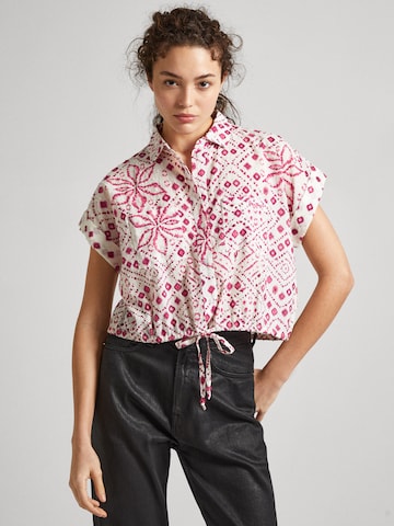 Pepe Jeans Blouse 'DULCE' in Wit: voorkant