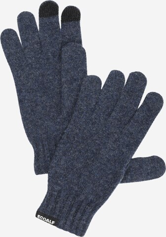 ECOALF - Guantes con dedos 'ASTRID' en azul: frente