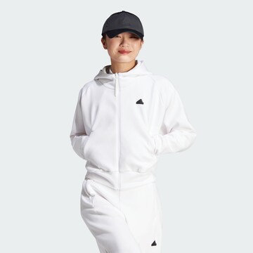 ADIDAS SPORTSWEAR Bluza rozpinana sportowa 'Z.N.E. ' w kolorze biały: przód