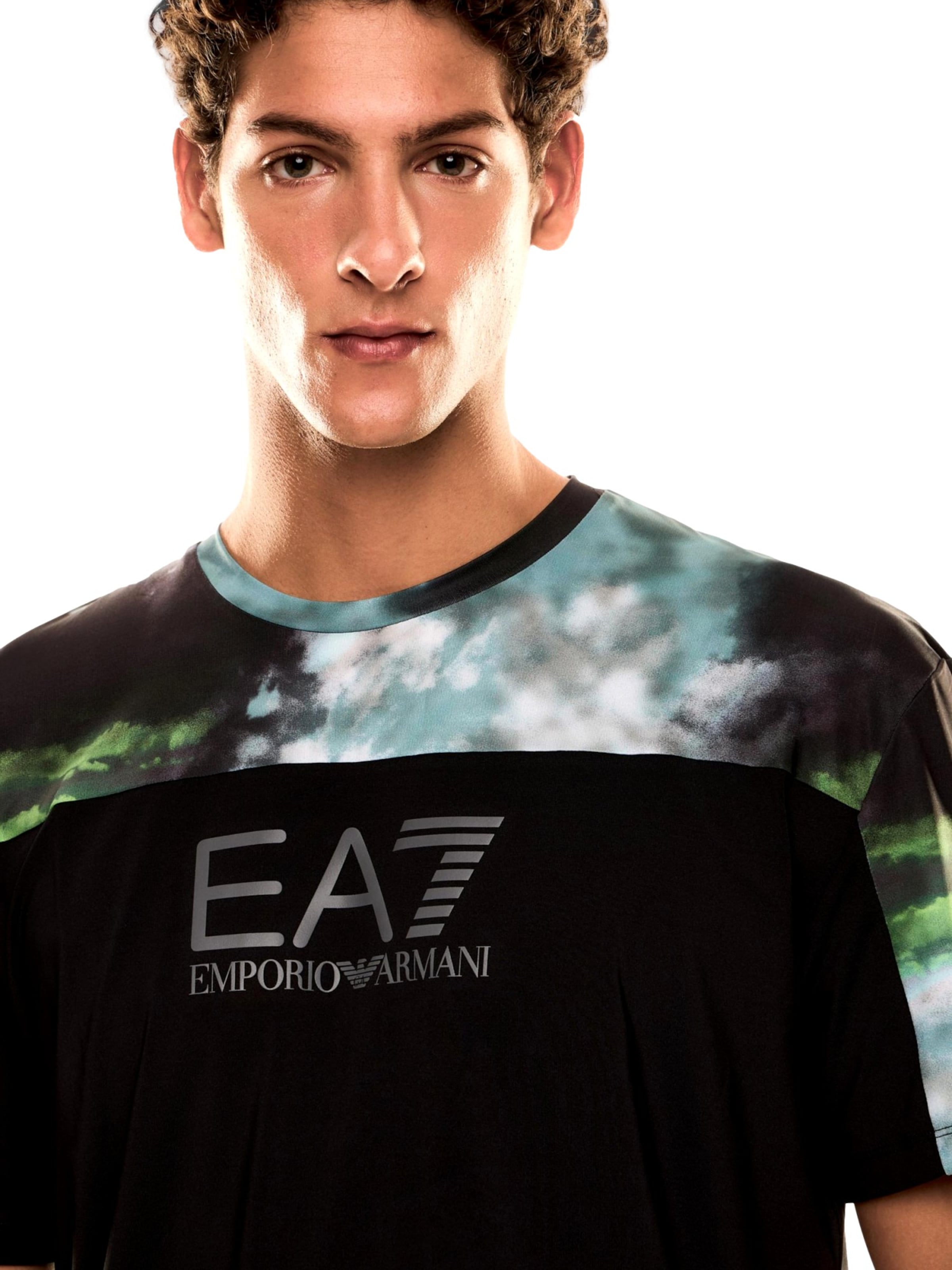 EA7 Emporio Armani T-Shirt in Schwarz