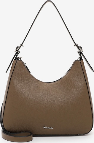 Tamaris Schultertasche 'Georgie' in Grau: Vorderseite