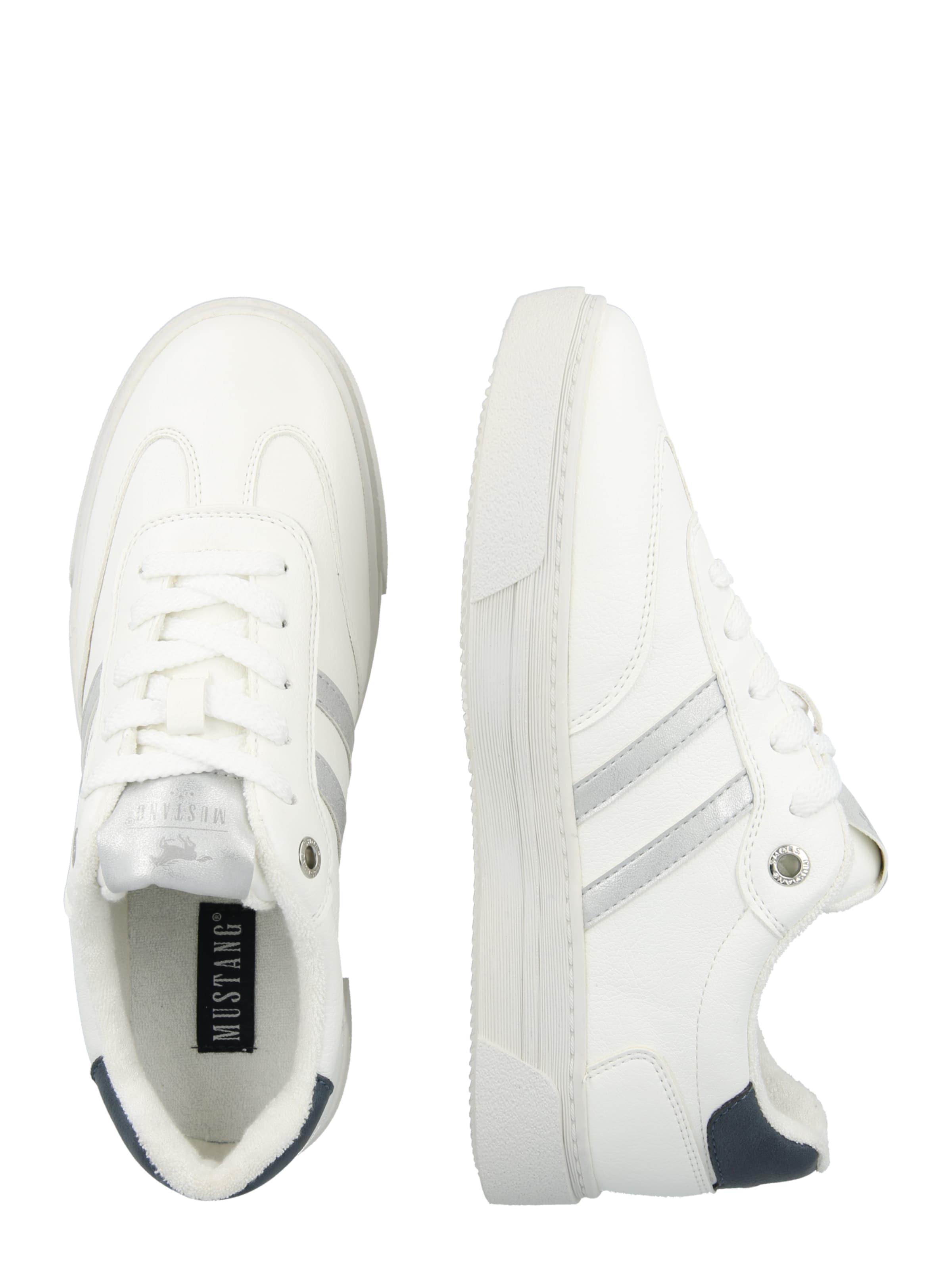 MUSTANG - Sapatilhas baixas em branco