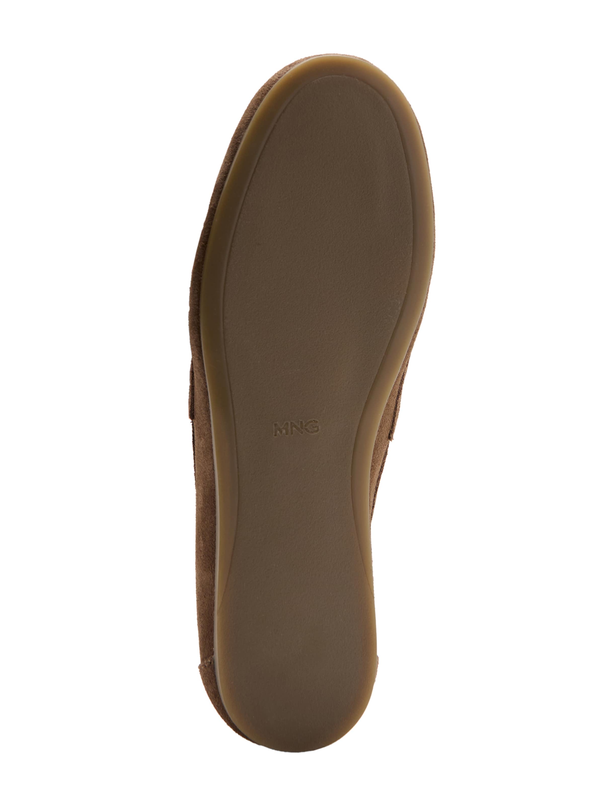 MANGO Mocassins 'Boat' in Bruin