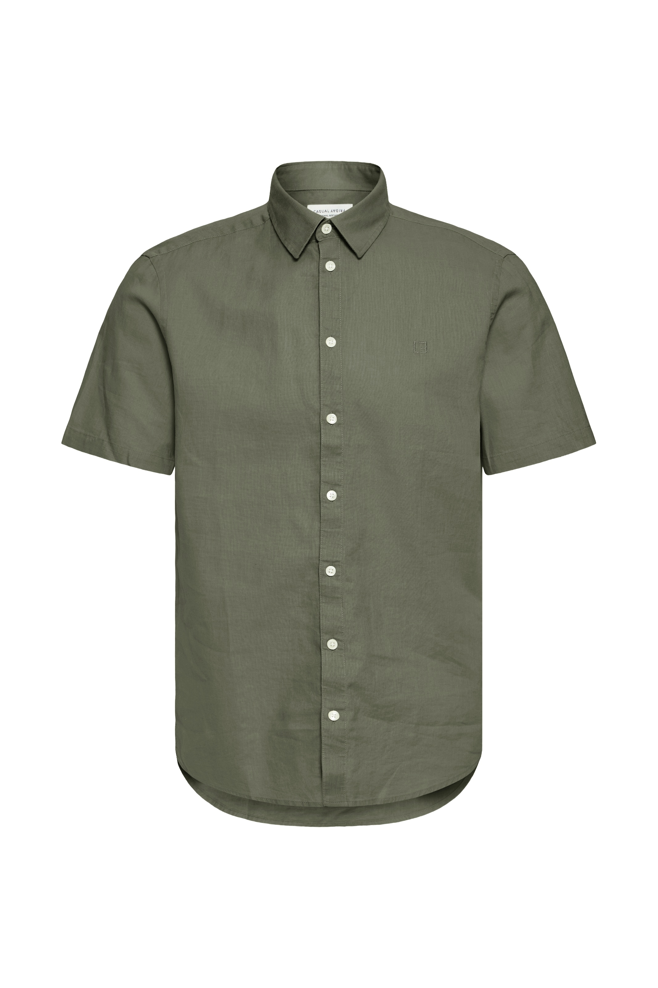 Coupe regular Chemise ' CFAksel ' Casual Friday en vert : devant