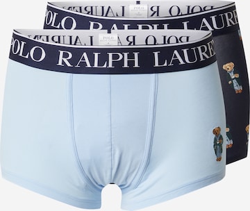 Boxers Polo Ralph Lauren en bleu : devant