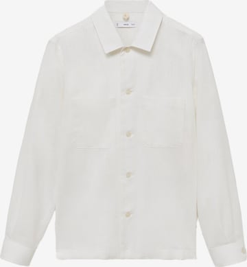 MANGO MANRegular Fit Košulja 'IBIZA' - bijela boja: prednji dio