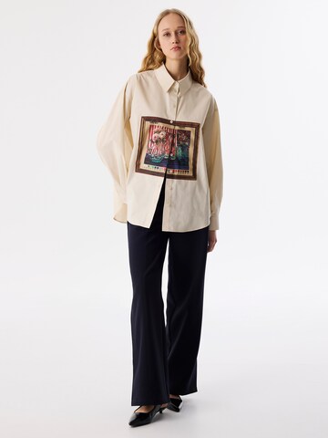 Chemisier Twist en beige