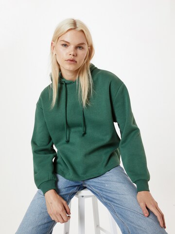 PIECES Sweatshirt 'PCCHILLI' in Grün: Vorderseite