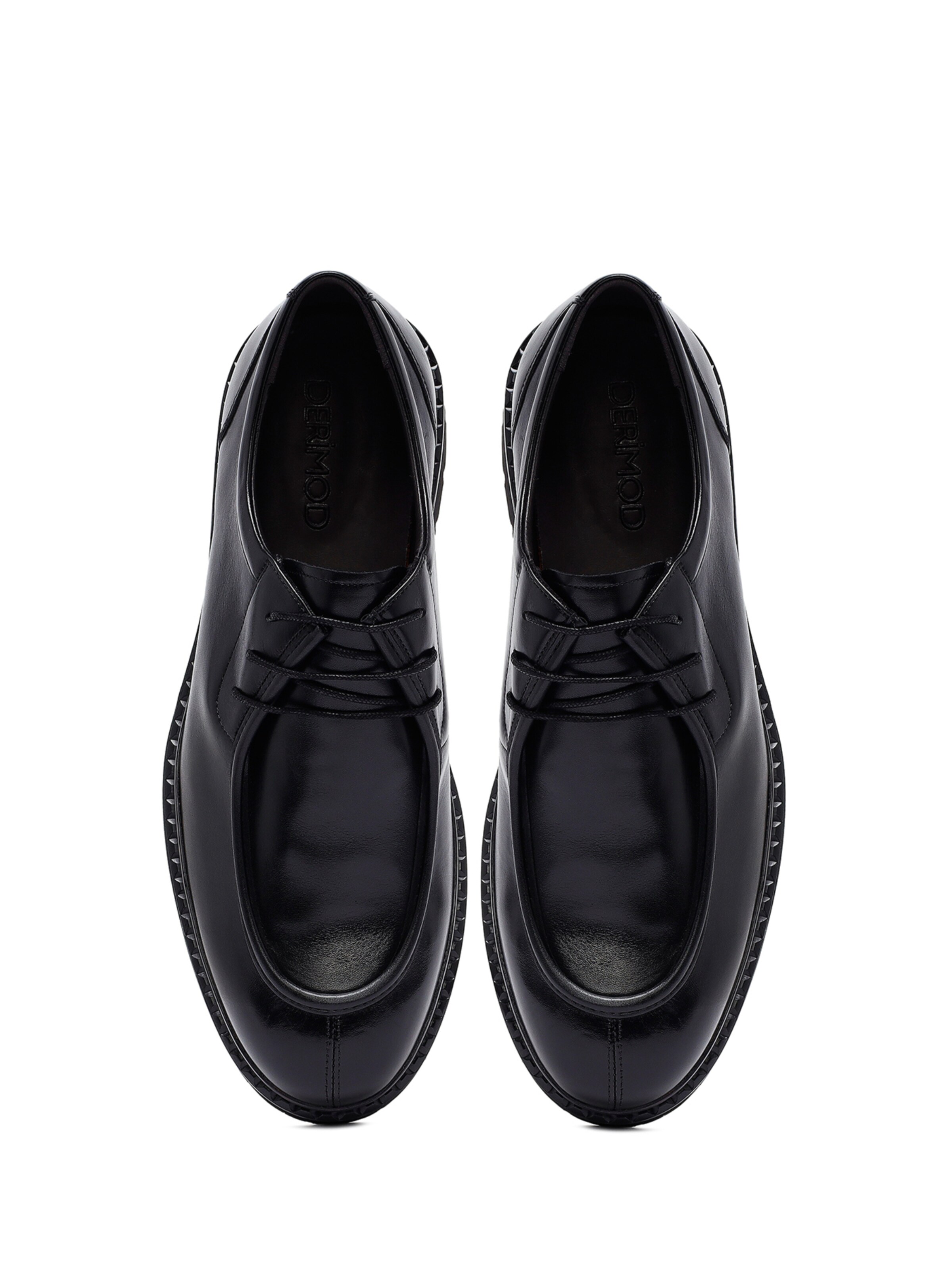 Derimod Buty sznurowane w kolorze czarny