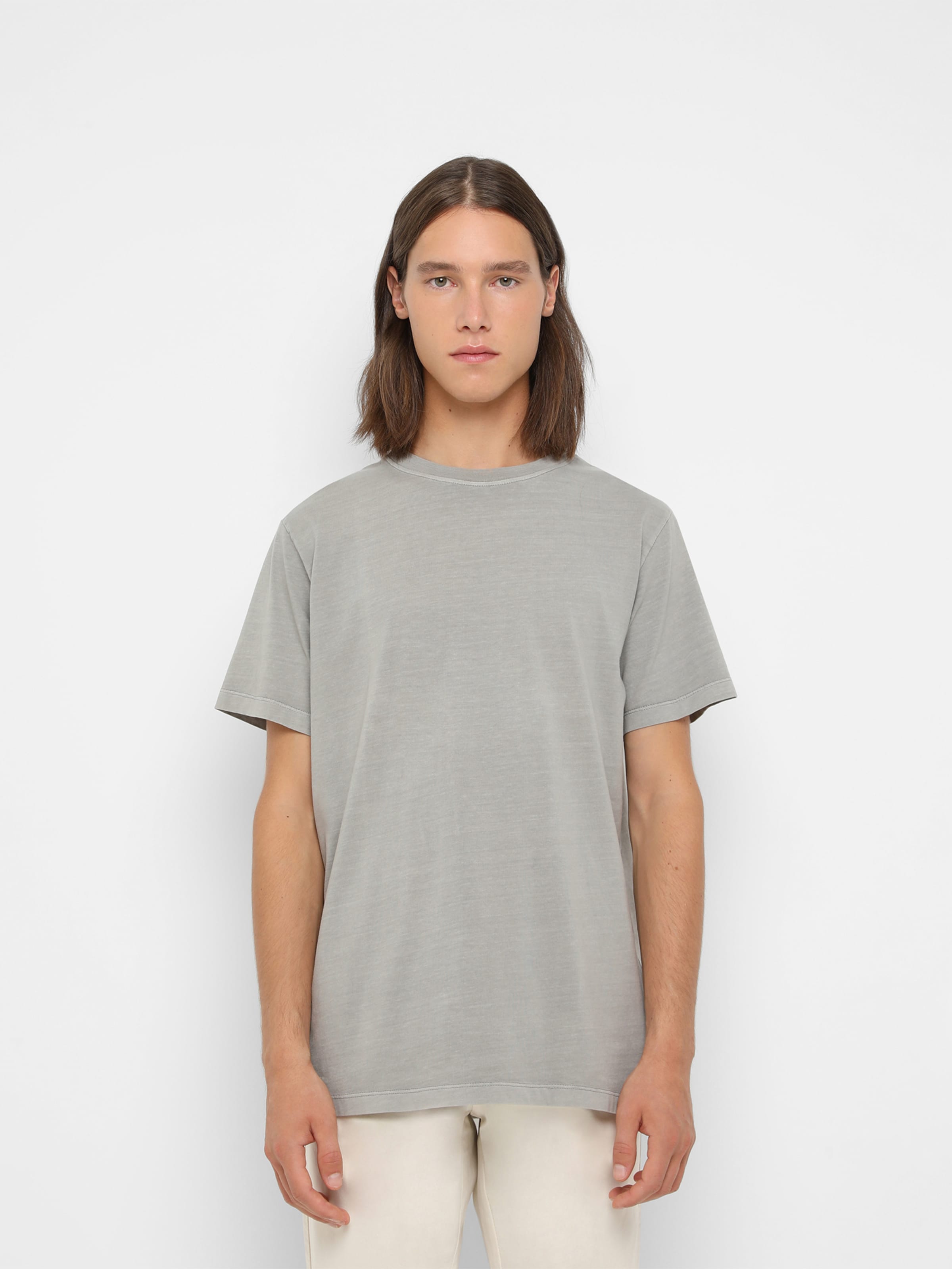 Männer Shirts Scalpers T-Shirt in Hellgrau - FH80416