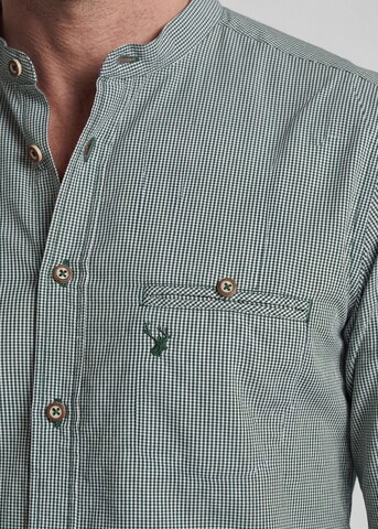 Coupe regular Chemise folklorique 'Alexander' SPIETH & WENSKY en vert