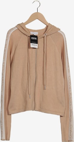 Calvin Klein Jeans Kapuzenpullover S in Beige: Vorderseite