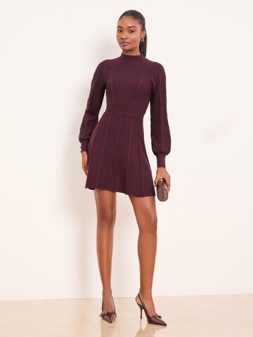 Lipsy Gebreide jurk in Rood