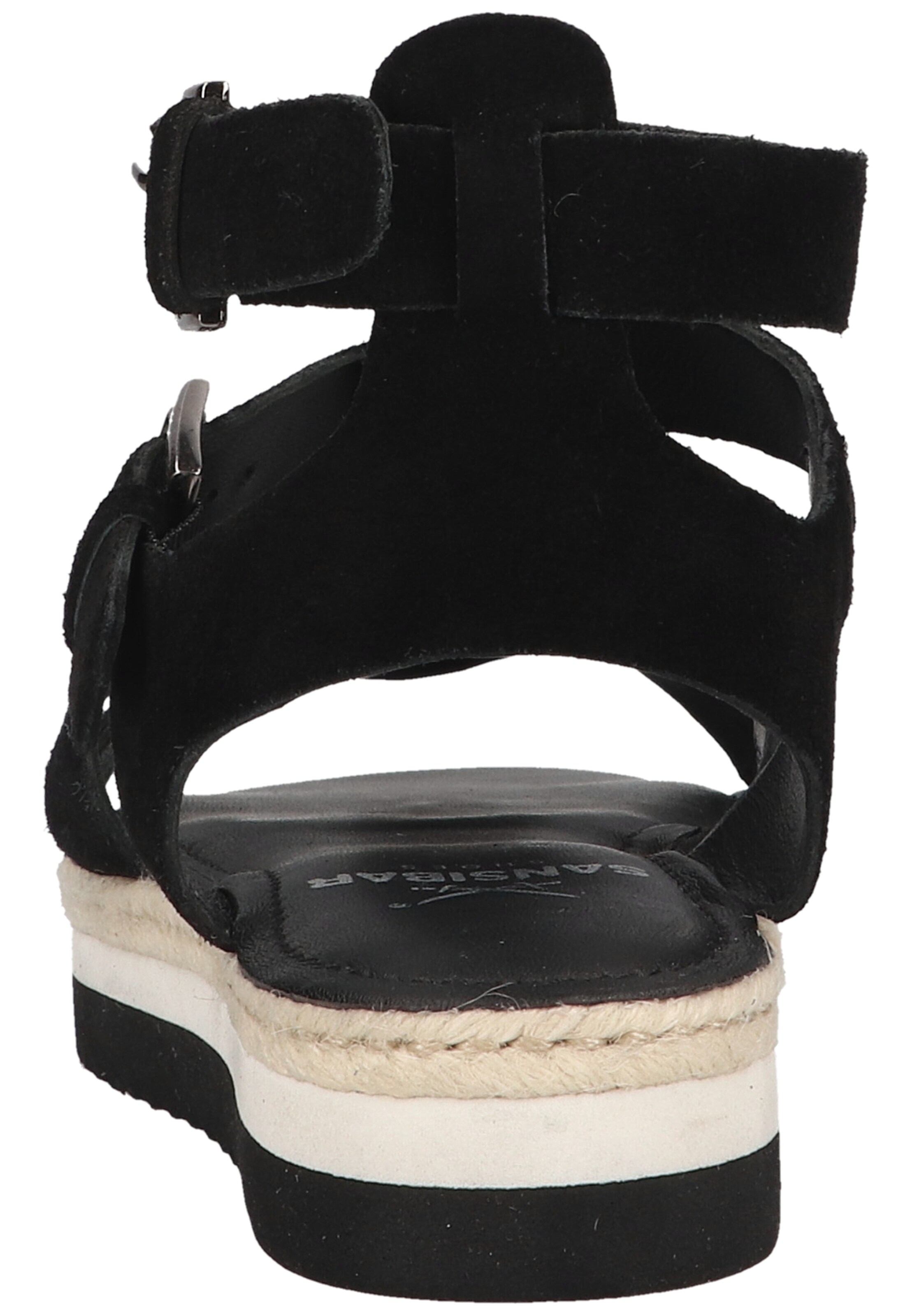 Frauen Sandalen SANSIBAR Sandalen in Schwarz - EM45990 Frauen Sandalen SANSIBAR Sandalen in Schwarz - EM45990
