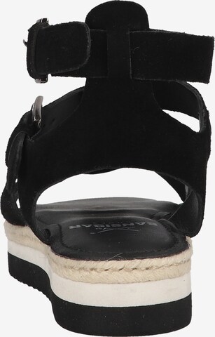 SANSIBAR Strap Sandals in Black